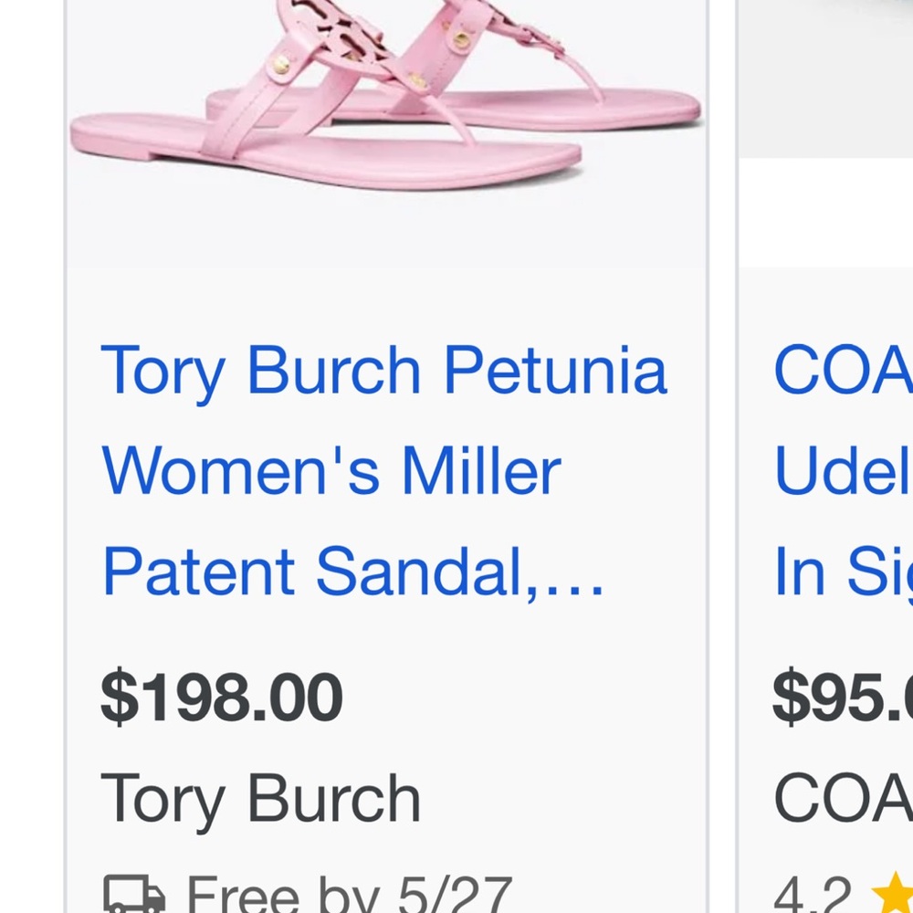 Tory Burch Women's Miller Sandal in Pink